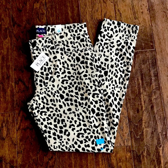The Children's Place Other - 🐆The Children’s Place Girls Leopard Print Chino Pants – Size 14 | New With Tags